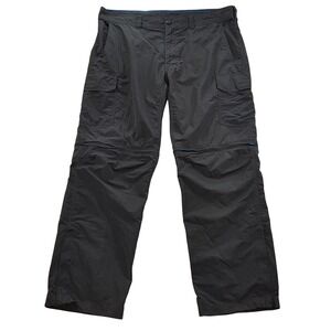 Eddie Bauer First Ascent Convertible Pants Zip Off Shorts Gray Mens‎ 38x32